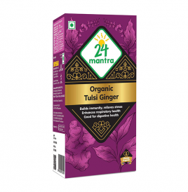 24 Mantra Organic Tulsi Ginger   Box  50 grams